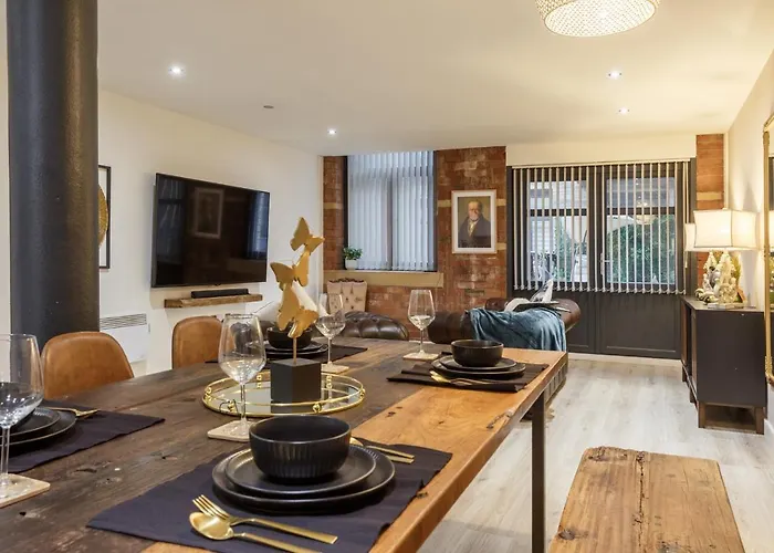 Outside Balcony Lux Appartement Bradford (West Yorkshire)